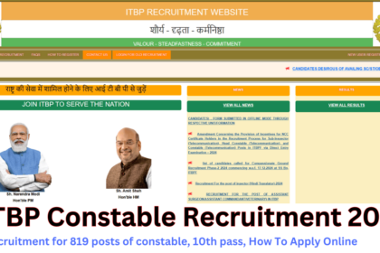ITBP Constable Recruitment 2024
