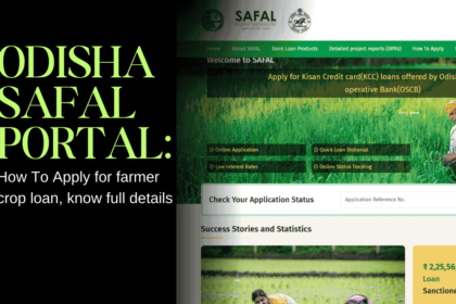 Odisha Safal Porta How To Apply for farmer crop loan