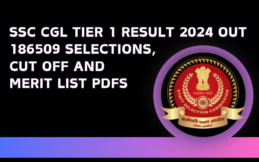 SSC CGL Tier 1 Result 2024: SSC CGL Tier 1 Result 2024 Out