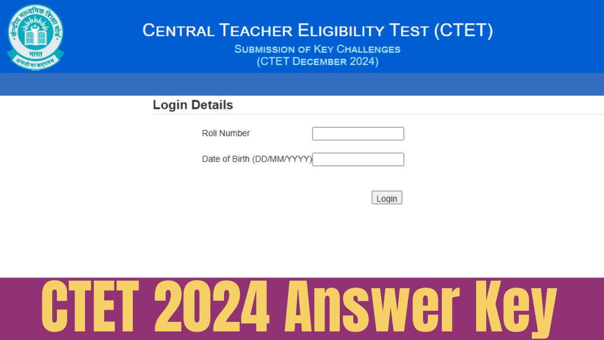 CTET 2024 Answer Key