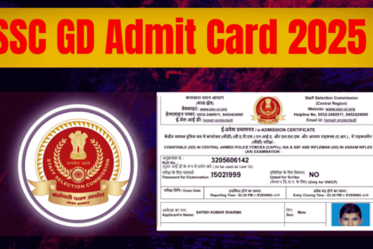 SSC GD Admit Card 2025