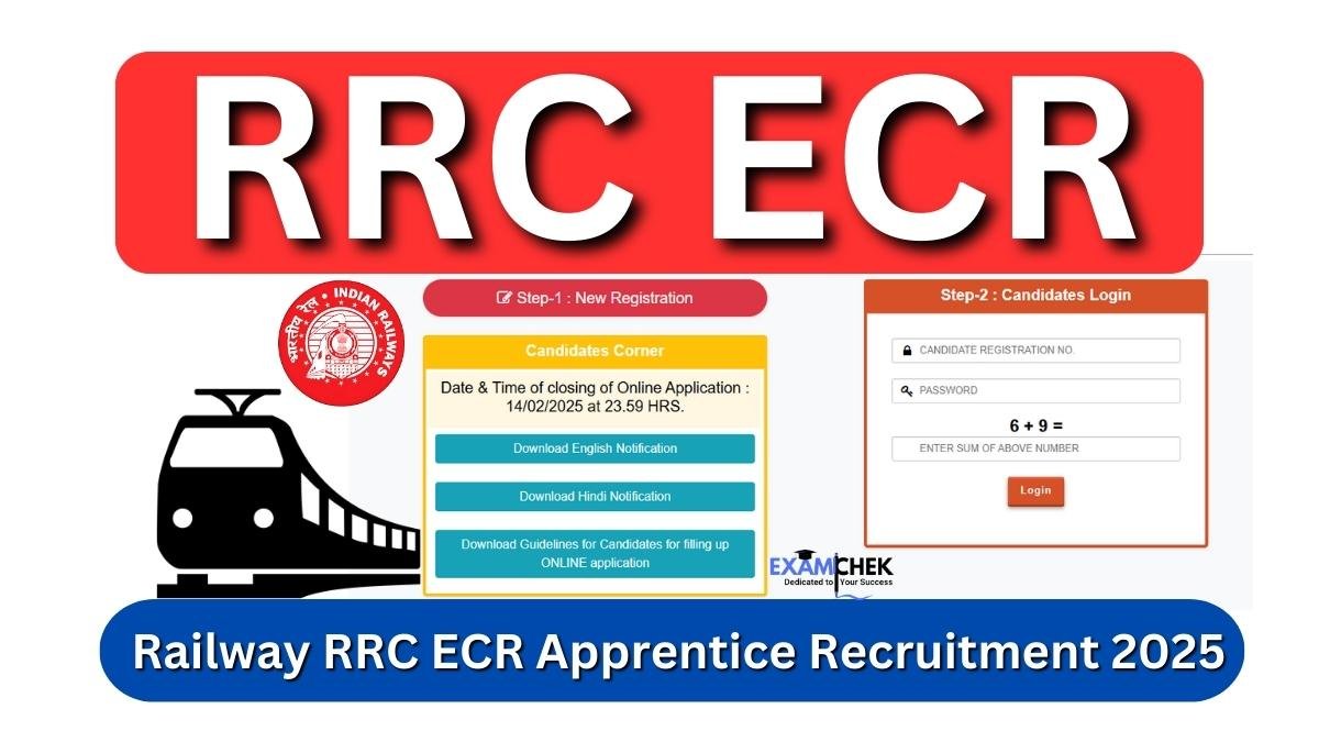 Railway RRC ECR Apprentice Recruitment 2025