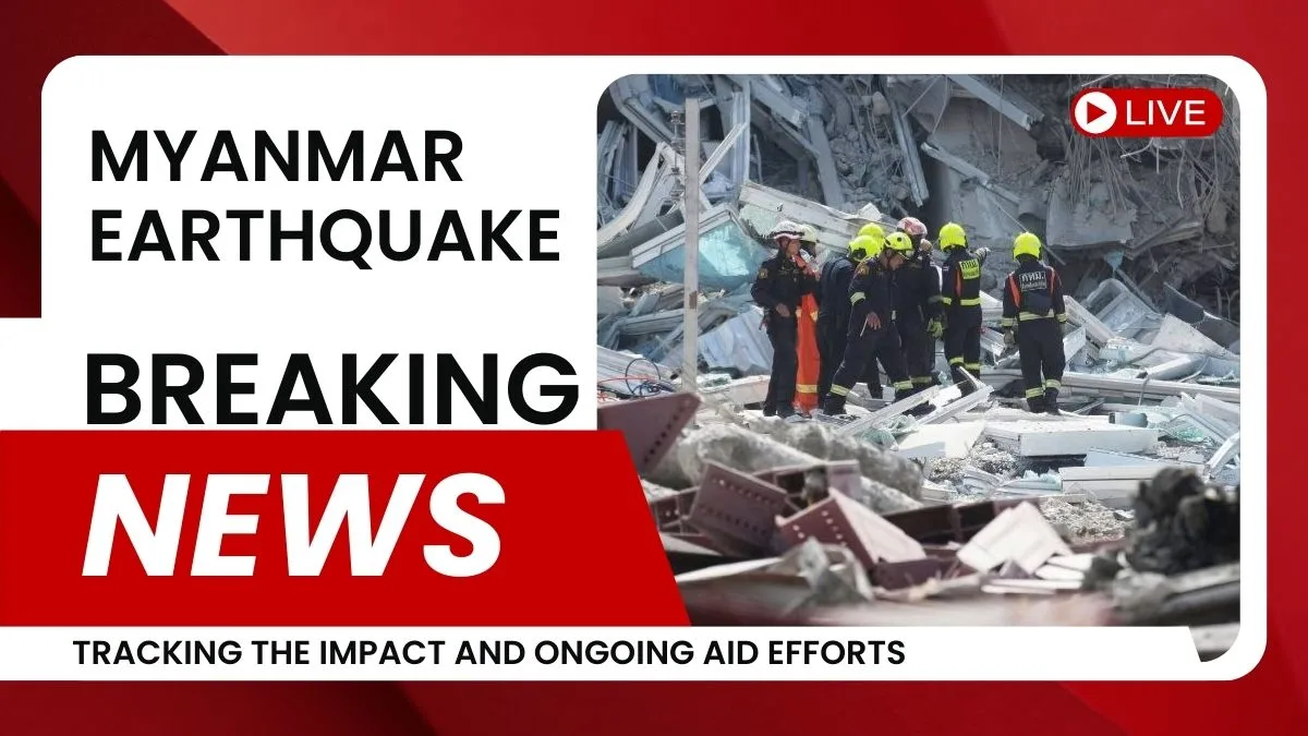 Myanmar Earthquake Live