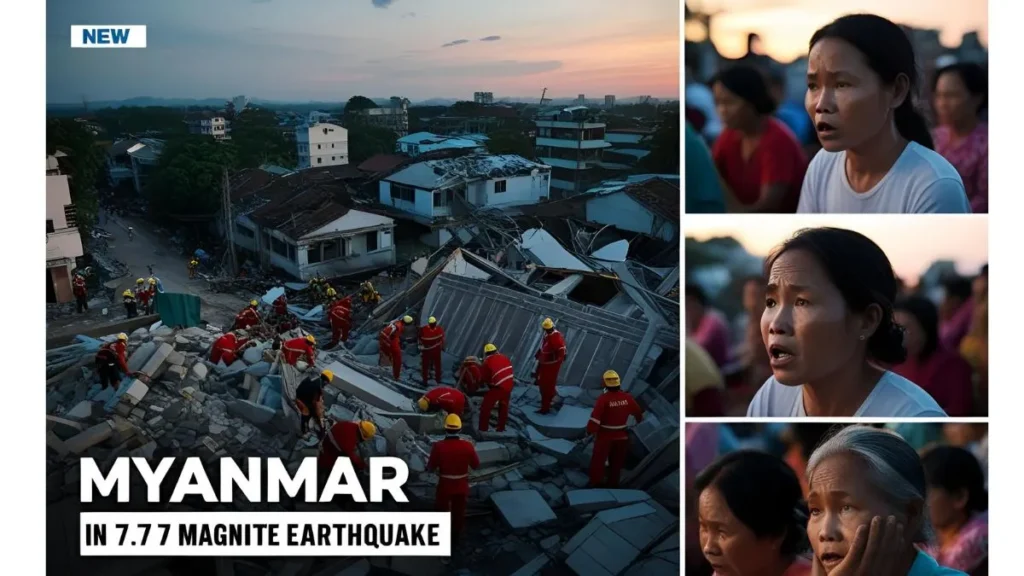 Myanmar suffers massive devastation due to 7.7 magnitude earthquake