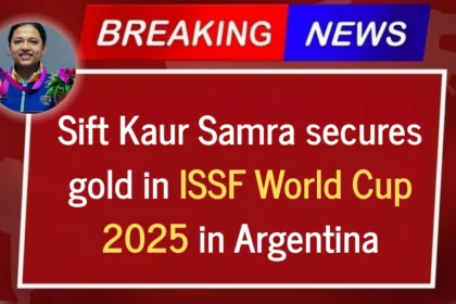 Sift Kaur Samra secures gold in ISSF World Cup 2025